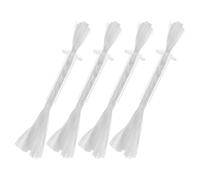 Beatifufu Mèche de Lanterne à Huile avec Tube, 4 Pièces, Verre et Coton | Mèche de Lanterne à Huile, pour Lampe à Pétrole et Brûleur à Alcool, pour Bricolage de Lampe à Bougie et Prières