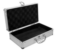 Beatifufu Organisateur d'outils en Alliage d'aluminium avec Structure en Flanelle et poignée, boîte verrouillable 30 x 16 x 10 cm, Mallette Grande capacité pour Bureau et déplacement en