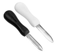 Beatifufu Outil à Ouvrir les Huîtres Acier Inoxydable 2 Pièces | Lancette Huitre, Compact, Ouvre Huîtres et Coquillages, Dîner, Fête, Acier Inoxydable
