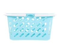 Beatifufu Panier de rangement empilable mini en ABS avec anses, panier creux multifonction pour organiser petits objets dans cuisine et dortoir
