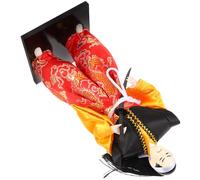 Beatifufu Samurai Figurine Décoration Bureau Japonaise Statue Artisanat Traditionnel Compacte Stable pour Collectionneurs Culture Asiatique Couleur Aléatoire