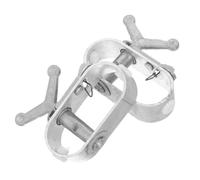 Beatifufu Tendeur de Fil en Acier A3 Argenté 2pcs, Mini Treuil Manuel Polyvalent pour Serrage et Piscine, Protège la Croissance des Arbres Fruitiers et Raisins