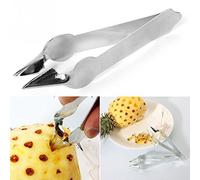 BeatlGem en Acier Inoxydable Cutter Ananas Oeil Peeler Ananas Graine Remover Clip Accueil Cuisine Outils
