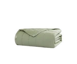 Beatrice Home Fashions Couverture Alternative en Duvet de Couleur Unie, lit Double/Grand lit, Sauge