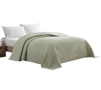 Beatrice Home Fashions Couvre-lit Chenille en Coton, Sauge, King Size