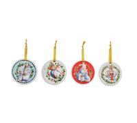 Beatrix Potter Lot de 4 décorations à Suspendre Peter Rabbit Ho