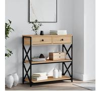 BEAU Armoire Couloir - Table console meuble d'entrée - Chêne sonoma - 75x28x75 cm - bois d'ingénierie mode468739
