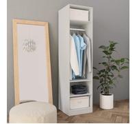 BEAU Armoire de Chambre - Penderie - Garde-Robe - Blanc 50x50x200 cm - bois d'ingénierie mode827642