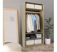 BEAU Armoire de Chambre - Penderie - Garde-Robe - Chêne sonoma - 100x50x200 cm - bois d'ingénierie mode610908
