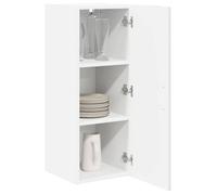 BEAU Blanc Armoire de cuisine Lucca - ZENCORE - Placard bas de cuisine - Blanc brillant 30x31x80cm LH18770