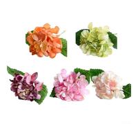Beau bouquet de fleurs artificielles pour décoration de fête à la maison, plusieurs couleurs (bordeaux)