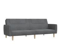 BEAU Canapé-lit à 2 places gris clair tissu SS0000255973