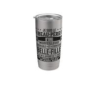 Beau-Père Merveilleuse Belle-Fille Humour Fête des Pères Gobelet isotherme en acier inoxydable double paroi
