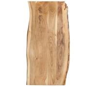 BEAU Plateau de Table - Bois d'acacia massif 118x(50-60)x2,5 cm mode142918