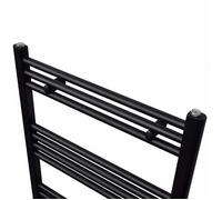 BEAU Radiateurs - Noir - Sèche-serviettes eau chaude à rails droits - noir - 600x1160 mm - 600x1160 mm[38850]