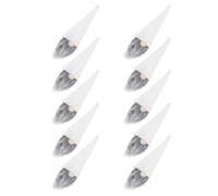 Beaupretty 10 Pièces Manchons de Bouteille Poupée sans Visage Créative et Compacte de Noël en Tissu Non Tissé Blanc pour Décorations Festives Élégantes