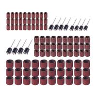 Beaupretty 102pièces Tambour De Ponçage Pour Perceuse à Clous Bande Abrasive Manchon De Ponçage Ensemble De Bandes De Tambour
