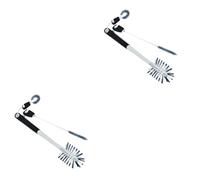 Beaupretty 2 Pièces 3 1 nettoyeur de paille brosse pour tube à essai brosse à carreaux cleaning brush goupillon nettoyage kit nettoyage Pendable ensemble de 3 pièces tasse Positionner