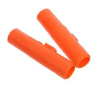 Beaupretty 2 Pièces Adaptateur de Poignée en Plastique Orange pour Manche à Balai Installation Rapide et Compatibilité, Accessoire pour Nettoyage Domestique