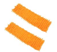 Beaupretty 2 Pièces Chiffon de Remplacement pour Balai Serpillière Chenille | Absorption D’eau, Doux et Respectueux du Sol, Nettoyage pour Fenêtre et Sol, Design Coloré