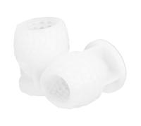 Beaupretty 2 Pièces Moule Silicone de Pomme de Pin pour Bricolage Créatif | Silicone Blanc, Aspect Réaliste, Non Adhérent et Résistant à Chaleur, pour Projets de Noël et D'hiver