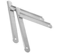 Beaupretty 2 Pièces Pièces D'échelle de Grenier en Alliage D'aluminium Argenté, Résistance la Corrosion, Haute Dureté, Accessoire Renforcé pour Escabeau Pliant Sécurisé