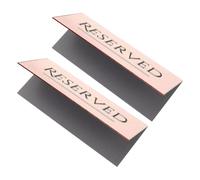 Beaupretty 2 Pièces Porte-nom de Table Rustique pour Mariage ou Restaurant Support de Siège Réservé Élégant pour Décoration de Table