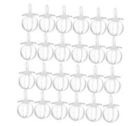 Beaupretty 24 Pièces Boîtes à Transparentes Forme de Sucette Contenants pour Shower et Anniversaires Boîtes Miniatures pour Invités