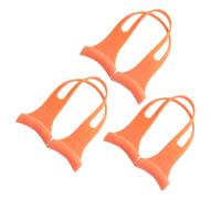 Beaupretty 3 Pièces Boucle D'extension de Masque Boucle de Cordon de Masque en Silicone Orange Accessoire Léger et Pratique pour Hommes et Femmes à D'oreille
