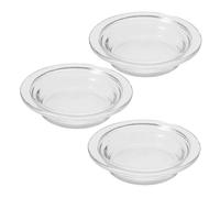 Beaupretty 3 Pièces Plateau en Verre Rond de Remplacement pour Lampe à Arôme, Diamètre 115 Mm, Compatible Multi-scènes pour Aromathérapie et Chambres
