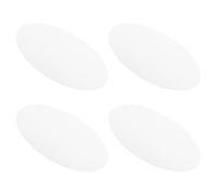 Beaupretty 4 Pièces Abat-jour de Plafonnier Rond en Acrylique Blanc 17 Cm Construction Robuste et Illumination Améliorée pour Lampe Suspendue et Éclairage Intérieur