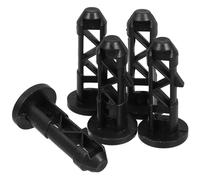 Beaupretty 5 Pièces Goupilles à Charnière pour Poubelle de Jardin 240l, en Plastique, Connexion Stable et Installation Facile pour Couvercle Extérieur