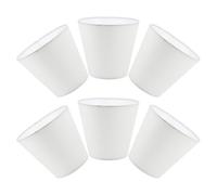 Beaupretty 6 Pièces Abat-jour Mini à Pince en Tissu Beige pour Douille