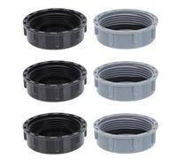 Beaupretty 6 Pièces Bouchon de Vidange en Plastique Noir Résistant à L'usure, Facile à Installer, pour Égout Cuisine Connexion 45mm, Accessoire Pratique pour Canalisation