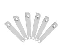Beaupretty 6 Pièces Ouvre-flacon Portable en Acier Inoxydable pour Liquide Oral, Facile à Utiliser, Compact, pour Centre Médical et Hôpital, Décapsuleur Mini Pratique Argenté