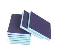 Beaupretty 8 Pièces Bloc Éponge Abrasive pour Ponçage Métal et Peinture, Éponge Flexible pour Ponçage Sec ou Humide, Nettoyage la Cuisine