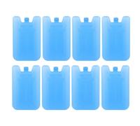 Beaupretty 8 Pièces Bloc Réfrigérant Réutilisable en PE Bleu pour Glacière, Pack de Refroidissement à Glace Polyvalent, pour Maison et Bureau, Accessoires pour Refroidisseurs Efficaces