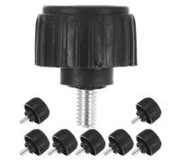 Beaupretty 8 Pièces Pieds de Balance en Caoutchouc et Fer pour Balance Électronique 30kg Amortisseur de Chocs Réutilisable Facile à Installer Accessoire à Plateforme