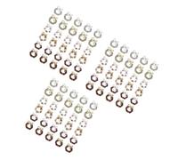 Beaupretty 90 Pièces Décoration D'ongles Guirlande de Noël, Cristaux | Breloques et Nœuds pour Manucure, Ambiance Festive, Usage Quotidien, Stickers Inclus, Métal et Cristaux