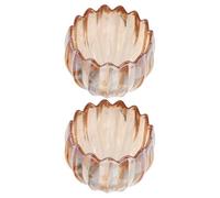 Beaupretty Abat-jour en verre en forme de tulipe, lot de 2, diamètre 42 mm, hauteur 10,5 cm, remplacement d'abat-jour pour suspension, adapté aux lampadaires et appliques dans les chambres