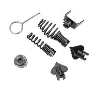 Beaupretty Accessoires de Plomberie en Acier Manganèse Noir Kit de 7 Pièces Bords Lisses et Installation Facile pour Débouchage Canalisation Professionnel