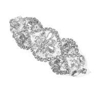 Beaupretty Appliques Décoratives en Cristaux Argentés pour Vêtements et Paquet, Alliage Résistant et Multi-usages, Accessoire Élégant pour Décoration de Mode