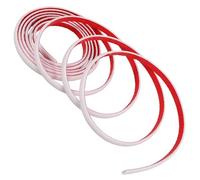 Beaupretty Bordure Adhésive Murale Blanche en Pet pour Salle de Bain Cuisine, Moulure Flexible Auto-adhésive pour Remplissage de Joints et Décoration Polyvalente