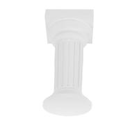 Beaupretty Colonne Romaine Miniature, Mini Pilier Romain en Gypse Blanc, Accessoire Photo et Décor de Table à Sable, Style Romain Décoratif pour Scénographie et Décoration Artisanale
