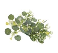Beaupretty Couronne de Bougie Eucalyptus Artificiel Vert en PE pour Décoration Printemps, pour Dîners et Armoires Cuisine, Solide et Esthétique Naturelle