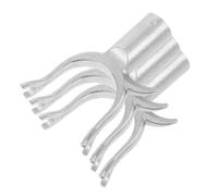 Beaupretty Fourches de Tringle à Vêtements en Alliage D'aluminium Argenté, Pratiques et Robustes, Diamètre Intérieur 1,9 Cm, Lot de 3 Pièces pour Portant à Vêtements