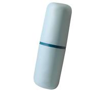 Beaupretty Gobelet Plastique Brosses à Rangement Couche Double de Dents | Compartiments Haut et Bas, Séparation Eau Propre, Usage Quotidien en Dortoir Élève, Design Moderne