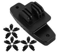 Beaupretty Isolateurs de Clôture Électrique en PP Noir Éliminent Courts-Circuits Lot de 50 Accessoires pour Poteaux Maintiennent Le Fil sans Perte D'énergie, pour Clôtures à Bétail