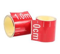 Beaupretty Jauge à Eau Auto-adhésive Outil de Mesure du Niveau D'eau 2pcs en Feuille D'aluminium Rouge Solide et Résistant la Décoloration pour Piscine ou Réservoir