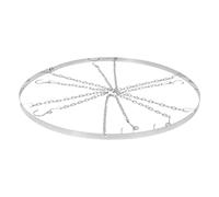 Beaupretty Kit de Drapage Plafond Rond en Acier Inoxydable Argenté, Support de Rideau Robuste pour Installation Polyvalente, pour Décoration Extérieure et Intérieurs Modernes
